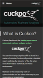 Mobile Screenshot of cuckoosandbox.org